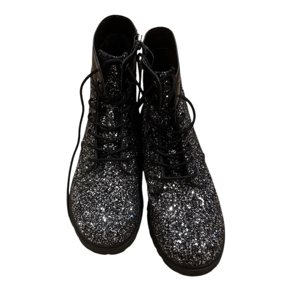 MICHAEL KORS Black Glitter Women's Boots
